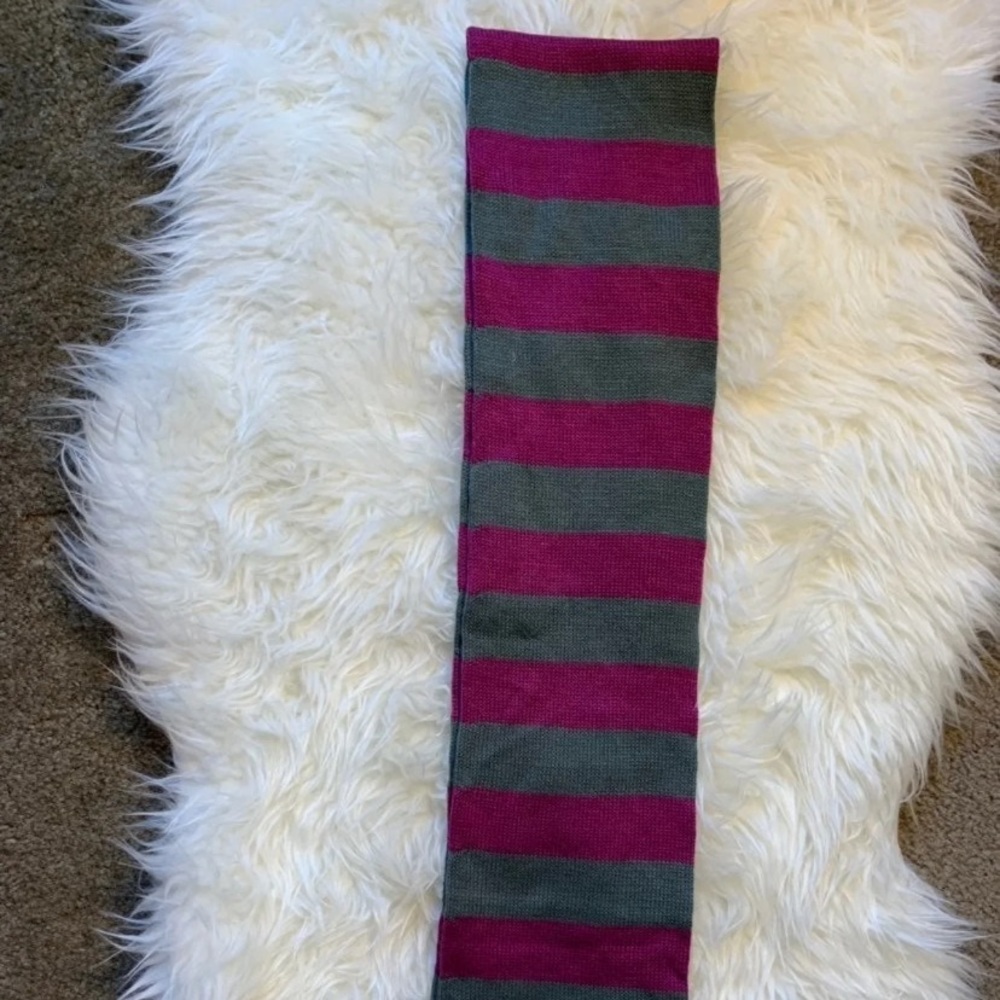Purple and Grey Scarf